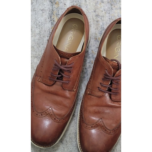 Cole Haan Men\'s Original Grand‎ Wingtip Oxford Shoes Brown Woodbury Size 9.5 M main image 7